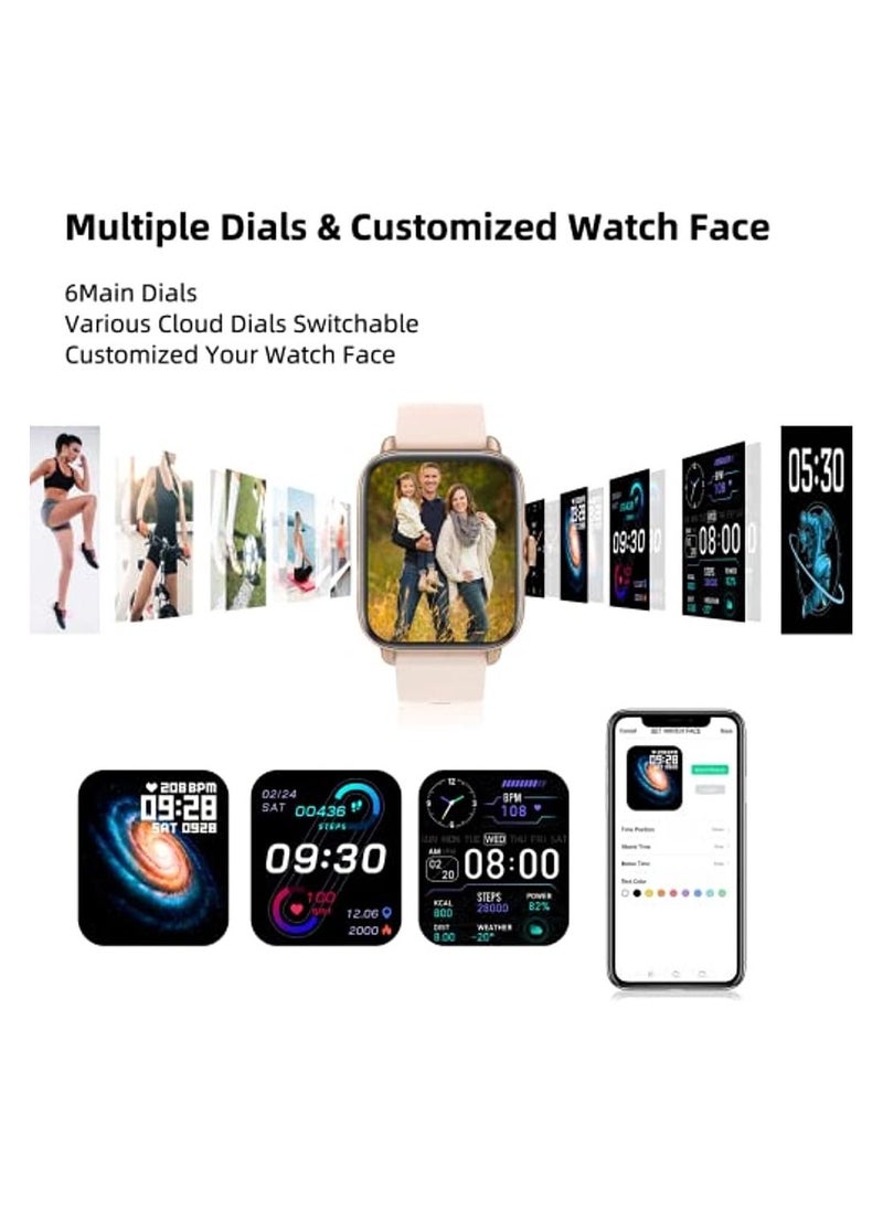 Generic - Smart Watch With Phone Function Make/Answer Call Ai Voice Control Smartwatch With 28 Sport Mode Pedometer Blood Oxygen Heart Rate Sleep Monitor Fitness Watch For Android Ios Phones - Image 1