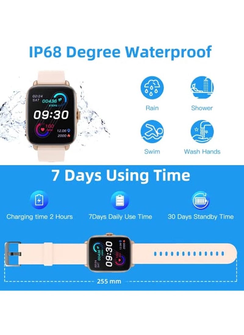 Generic - Smart Watch With Phone Function Make/Answer Call Ai Voice Control Smartwatch With 28 Sport Mode Pedometer Blood Oxygen Heart Rate Sleep Monitor Fitness Watch For Android Ios Phones - Image 1
