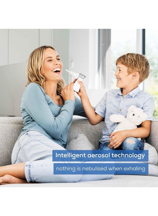 Beurer Renewed - Beurer IH 57 Inhaler, nebulization with vibrating membrane technology and aerosol with rechargeable battery, for use in colds, asthma and other respiratory tract diseases - Image 5
