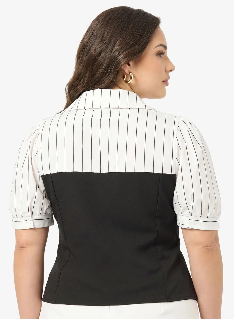 Ginger Plus Corset Bodice Fitted Top