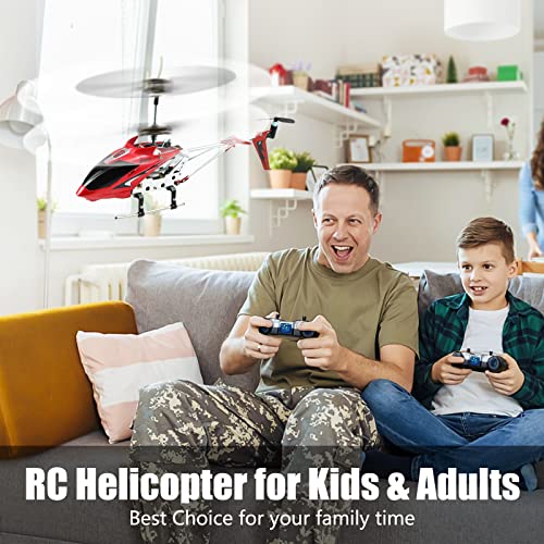 Cheerwing S107/S107G Phantom 3CH 3.5 Channel Mini RC Helicopter with Gyro Crimson - Image 2