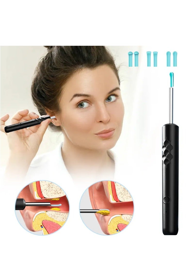Generic Ear Wax Removal Kit, Wireless Ear Wax Remover, Visible Ear Wax Remover with Camera, Otoscope with Light, Ear Cleaner with 8 Ear Pickers + 6 Ear Scoops, for iOS, Android Phones  - Image 4