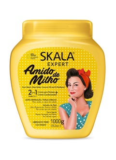 SKALA Amido de Milho Hair Treatment Cream 1000g – Nourishing & Strengthening with Cornstarch 