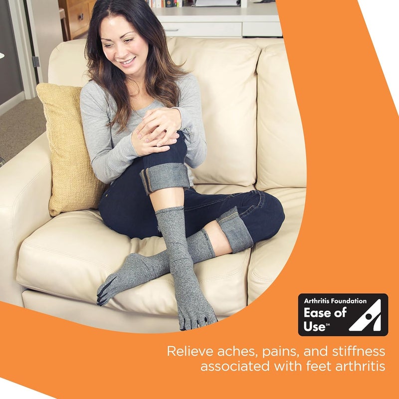 IMAK Compression Arthritis Socks for Circulation and Travel - Medium - Image 2