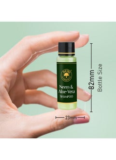 أولد تري مجموعة أدوات العناية بالشعر من Old Tree Neem & Aloevera سعة 30 مل - (مجموعة من 100 قطعة) | مجموعة شامبو بحجم مناسب للسفر وغرف الفنادق وبيوت الضيافة | وسائل الراحة والإكسسوارات الخاصة بالفندق  - Image 5