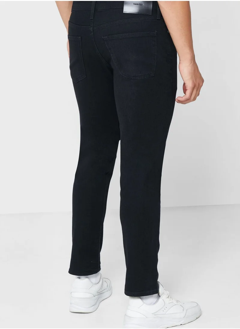 CALVIN KLEIN Casual Slim Fit Rinse Jeans
