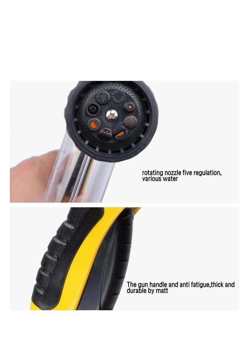 Excefore - Car Foam Sprayer Cannon Wash Gun Garden Hose Nozzle, 8 Adjustable Watering Patterns - Image 1