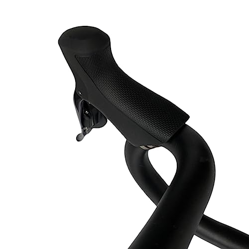 NELboNs Bicycle Brake Lever Hoods Compatible with Shima no Ultegra ST-6870,Silicone Road Bike Shift Grips,Bike Brake Cover Protector for ST-6870,Pair of Black - Image 5