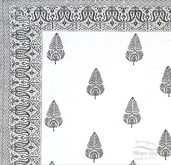 LOARSHY Pure Cotton Handmade Floral Gold Printed Quilt | Soft and Lightweight and Warm Jaipuri Rajasthani Double Bed Razai | Soft AC Quilt for Summer and Winters | Gift Item for Loved Ones - Image 5