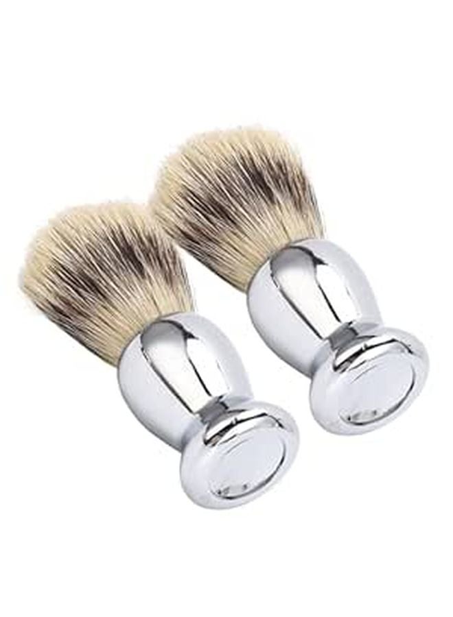 Men Shaving Brush Soft Synthetic Bristles Dense Lather Beautiful Handle Design Beard Grooming Skin Care - Image 1
