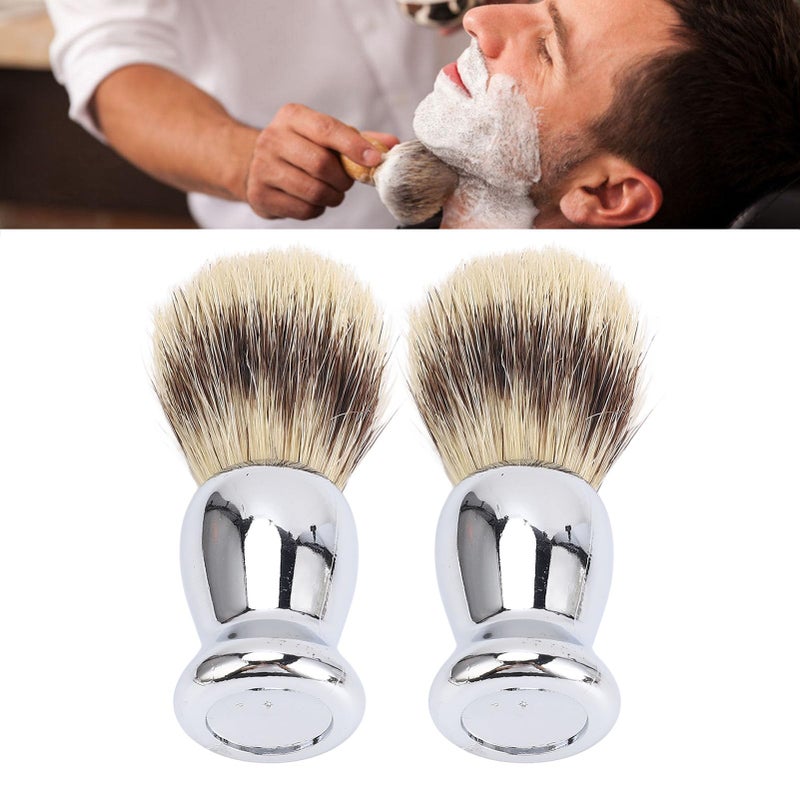 Men Shaving Brush Soft Synthetic Bristles Dense Lather Beautiful Handle Design Beard Grooming Skin Care - Image 4