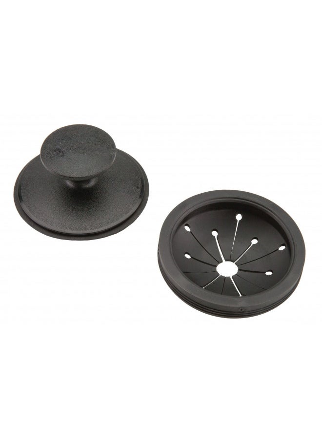 Waste King Waste King 1025 Disposer EZ Mount Garbage Disposal Stopper and Splash Guard, Black  - Image 1