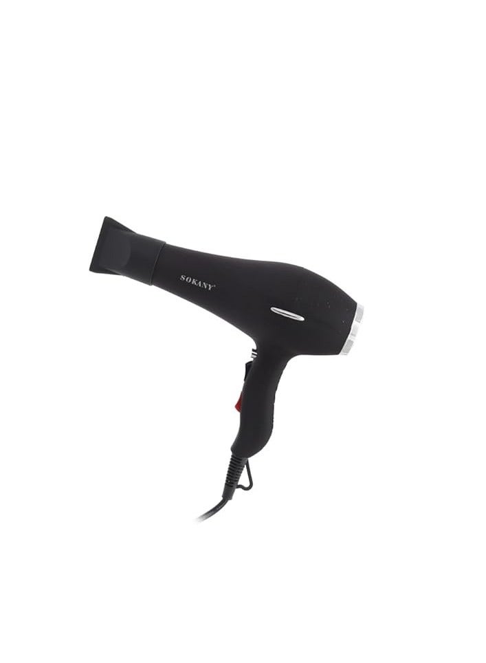 Sokany Sk-2218 Hair Dryer - Black - Image 1