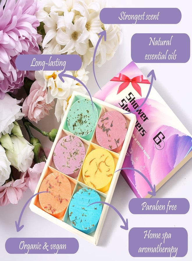 JClover Shower Steamers Aromatherapy Shower Bombs Christmas Self Care Relaxation Gifts for Women and Men Includes Eucalyptus for Shower -XL 6packs - Image 3