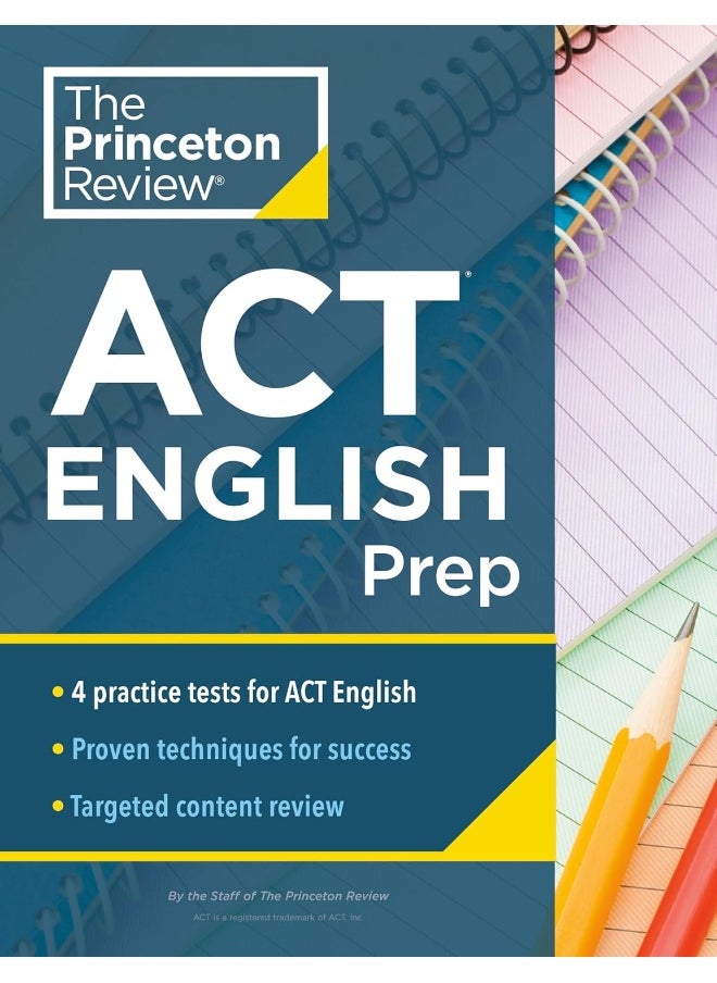 Princeton Review ACT English Prep: 4 Practice Tests + Review + Strategy for the ACT E  - Image 2