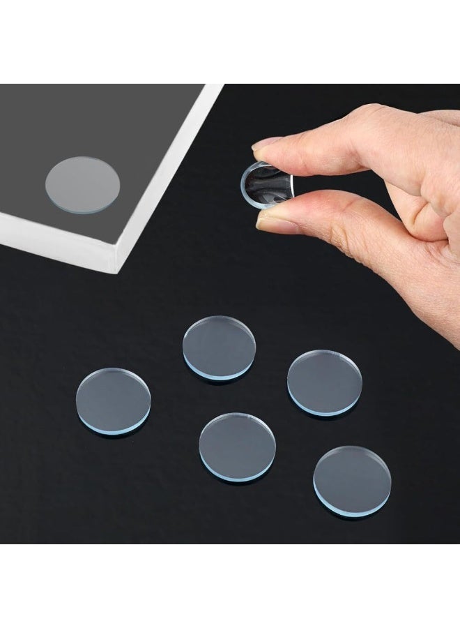 fantasize Glass Table Top Anti Slip Pads, 30PCS 25MM Self Adhesive Glass Table Top Bumpers Soft Glass Table Top Spacer Clear Adhesive Bumpers Protector Feet for Cutting Board Photo Frame Furniture - Image 2