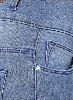 HIGH STAR Women Blue Slim Fit High-Rise Clean Look Stretchable Jeans  - Image 1