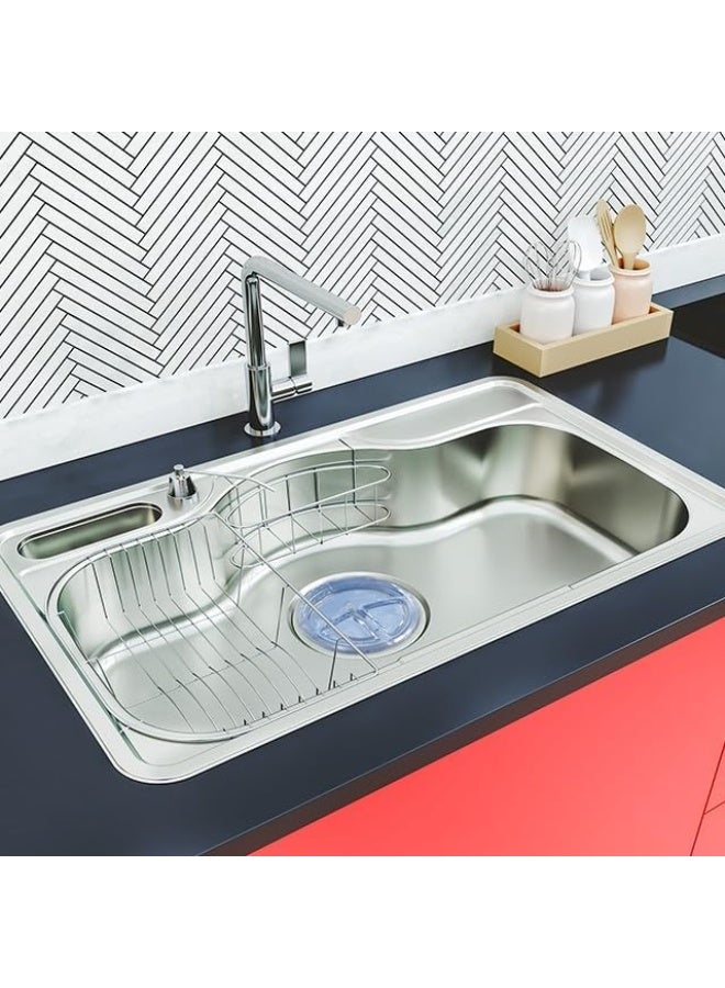 Asil AS-111 Single Bowl Kitchen Sink, Size 51 cm x 85 cm - Image 2