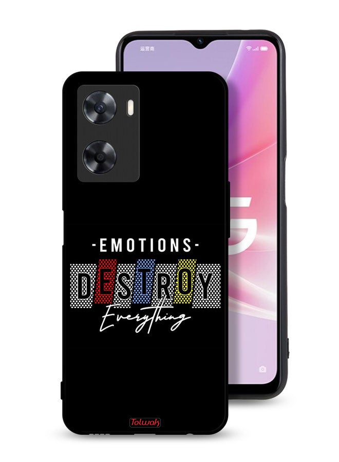Tolwak Oppo A57s Protective Case Cover Emotions Destroy Everything - Image 1