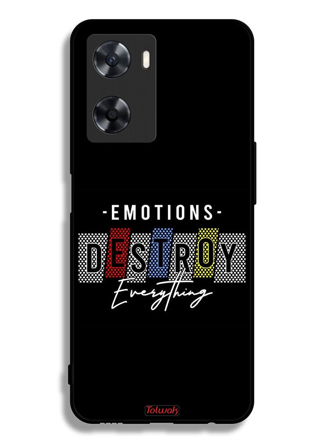 Tolwak Oppo A57s Protective Case Cover Emotions Destroy Everything - Image 2