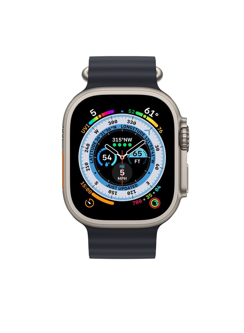 Soft Silicone Ocean Band Compatible With Apple Watch Ultra Band 49mm,45mm,44mm,42mm for Men And Women High-Quality Adjustable Bands - Image 4