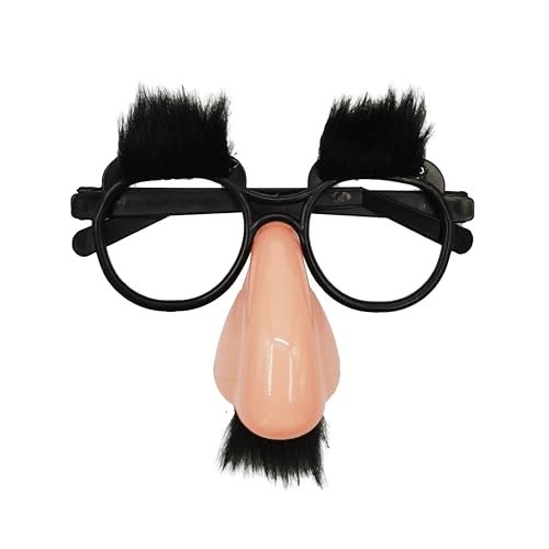 VIGUEUR Disguise Glasses with Nose, Big Nose Glasses Funny for Party - Image 4