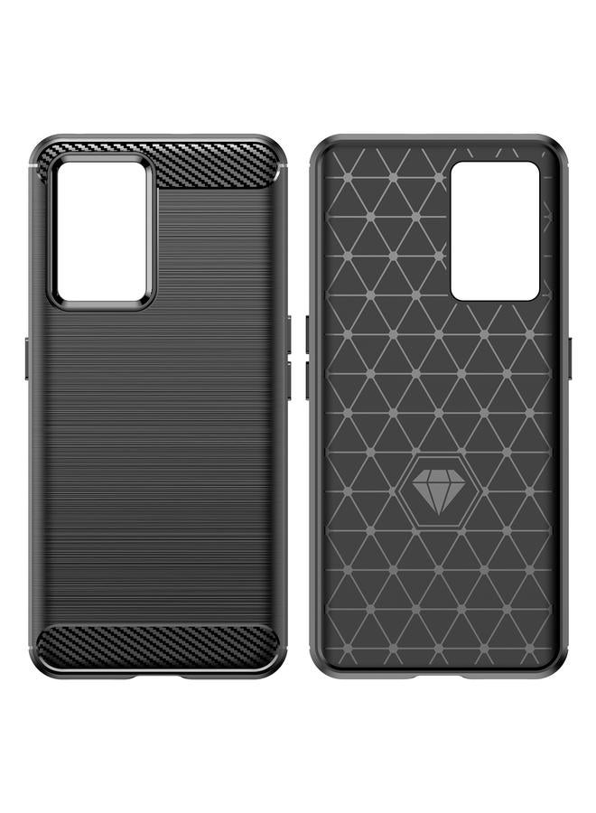 اس-توب جراب هاتف Realme GT Neo3 مصنوع من ألياف الكربون المصقولة TPU - Image 2