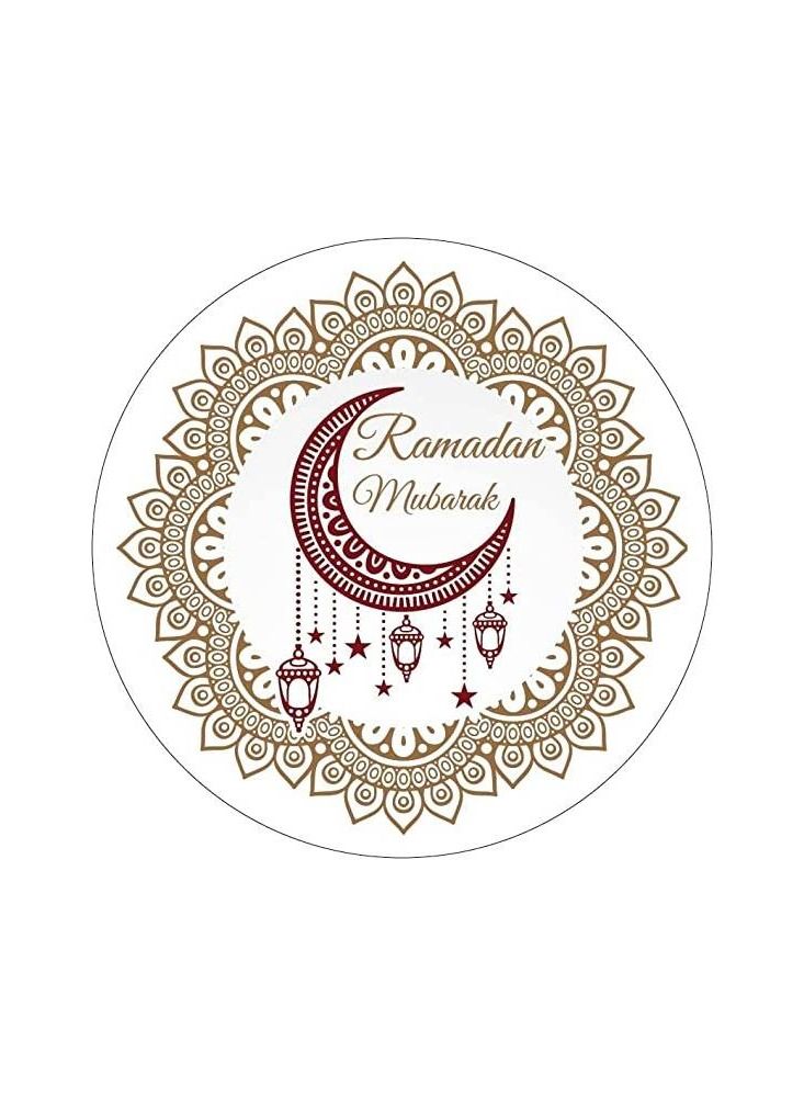 Generic Ramadan Mubarak Stickers |Ideal for Gift Wrapping | Ramadan Stickers for Gift Bag | Ramadan Envelope | Ramadan goody bags | Ramadan gift tag | Happy Ramadan Vinyl Sticker  (Design 5)