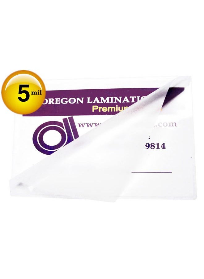 Oregon Lamination Premium Oregon Lamination Hot Laminating Pouches [pack of 1000] 5 Mil 2-1/4 x 3-3/4 Business Card size - Image 2