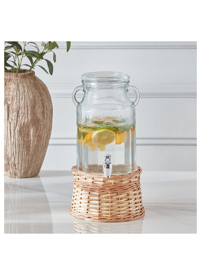 Home Box Minimalist 2-Piece Glass Dispenser Set 19.6x29.5x19.6 cm  - Image 1