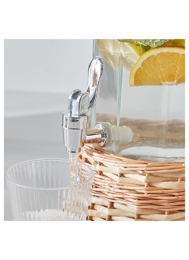 Home Box Minimalist 2-Piece Glass Dispenser Set 19.6x29.5x19.6 cm  - Image 5