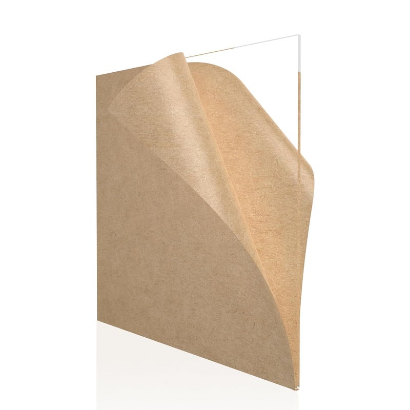 G Gojeeva GOJEEVA Premium Acrylic Sheet 16X16 Inch Pack of 1 pc for Glass Painting High Glossy Plexiglass for DIY Craft Sheet Transparent Clear Acrylic Sheet for Crafts 3mm 16X16 TransparentClear