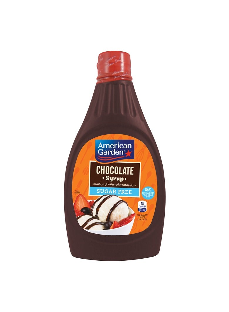 American Garden شراب الشوكولاتة الخالي من السكر - Image 1