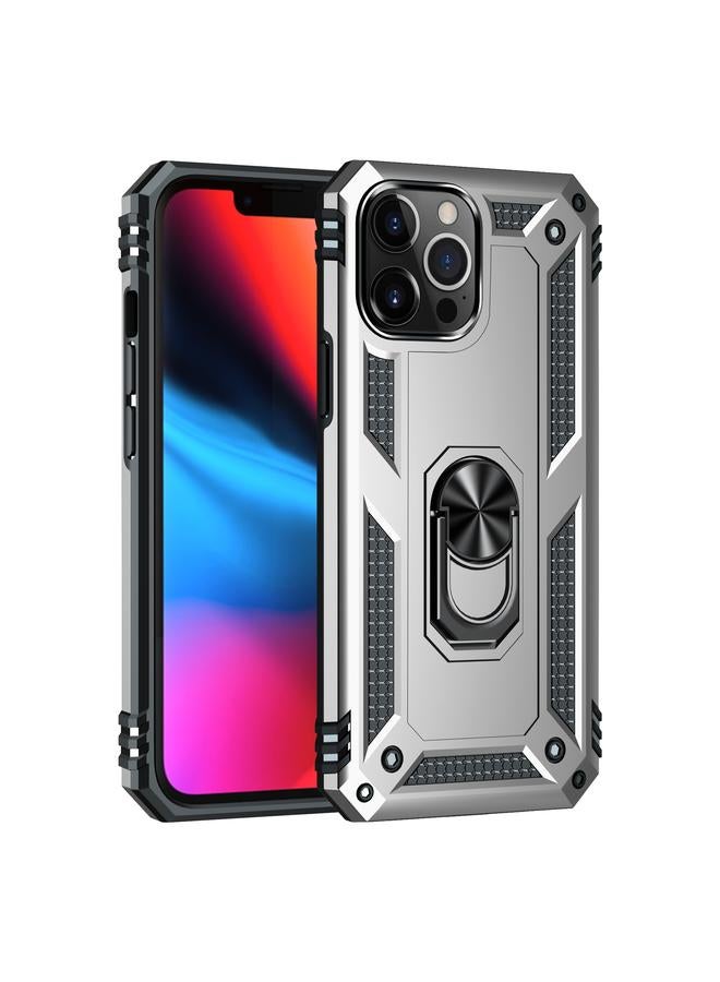 Zaboon Case For iPhone 13 Pro Max Shockproof TPU + PC Protective Case with 360 Degree Rotating Holder - Image 2