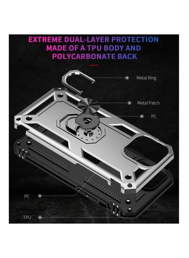 Zaboon Case For iPhone 13 Pro Max Shockproof TPU + PC Protective Case with 360 Degree Rotating Holder - Image 5