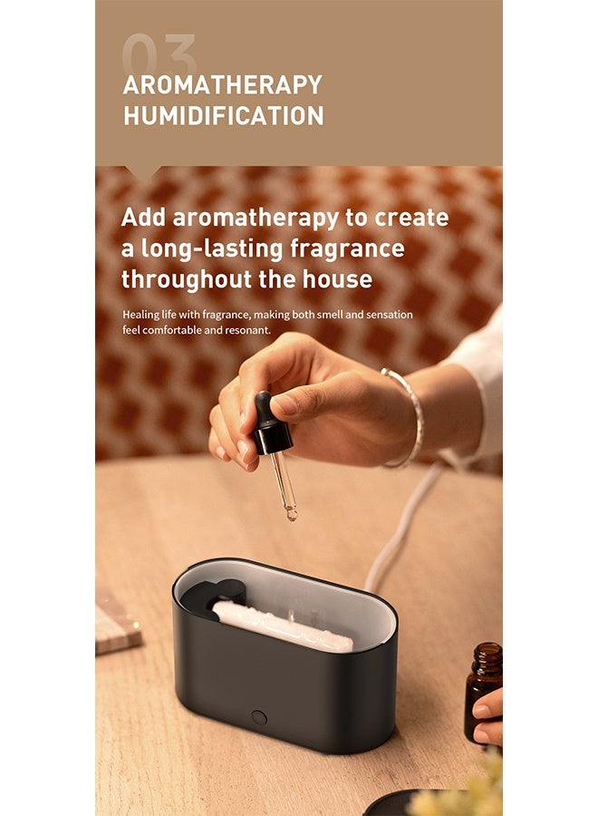 Essential Aromatherapy Humidifier, Essential Oil Diffuser，7 Light Colors, Home Office Bedroom Diffuser, Black - Image 3