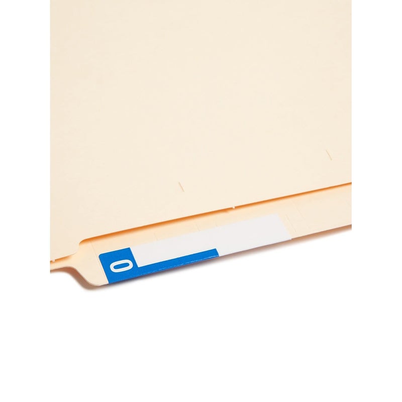 Smead AlphaZ NCC Color-Coded Label, B&O, Label Sheet, Dark Blue, 100 per Pack (67153) - Image 3