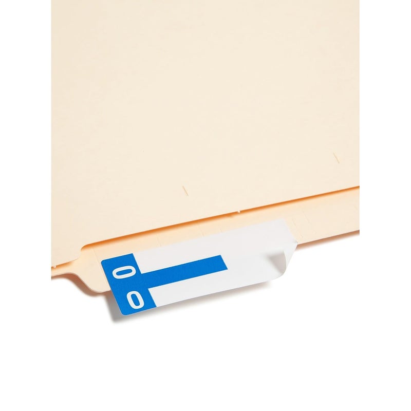 Smead AlphaZ NCC Color-Coded Label, B&O, Label Sheet, Dark Blue, 100 per Pack (67153) - Image 4