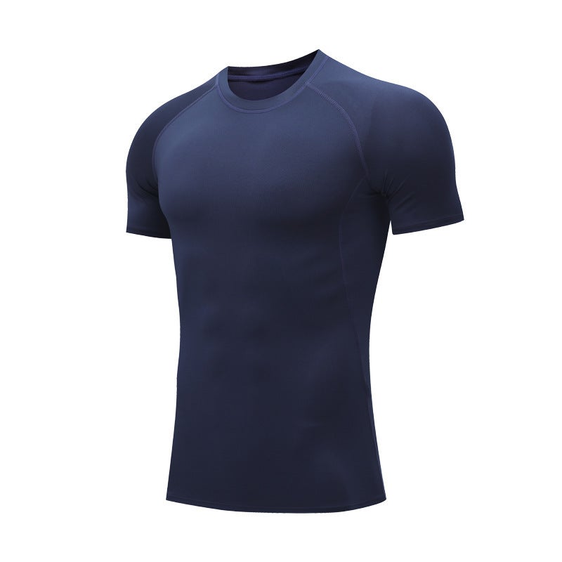 Men's Compression Shirt Breathable Quick-Dry Stretch Training Top - Image 4