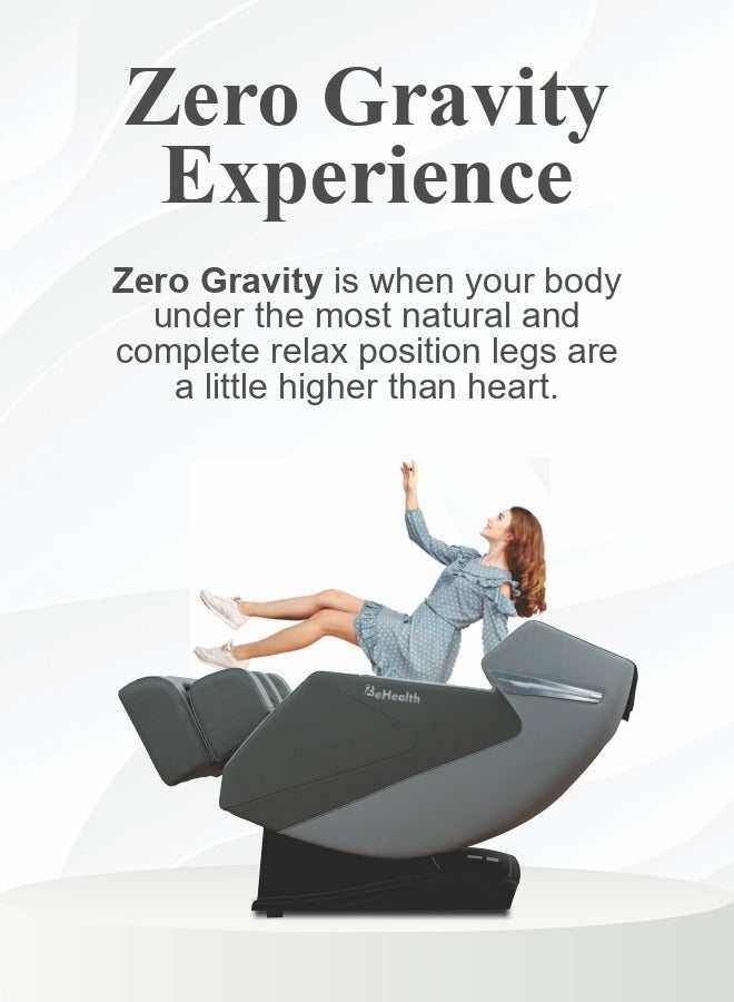 BeHealth PrimeDelaux Massage Chair 28 Multiple Massage Rollers, 2 Zero Gravity Position 8 Automatic Massage Programs Heating Therapy, Foot Rollers, Bluetooth Speakers - Image 2