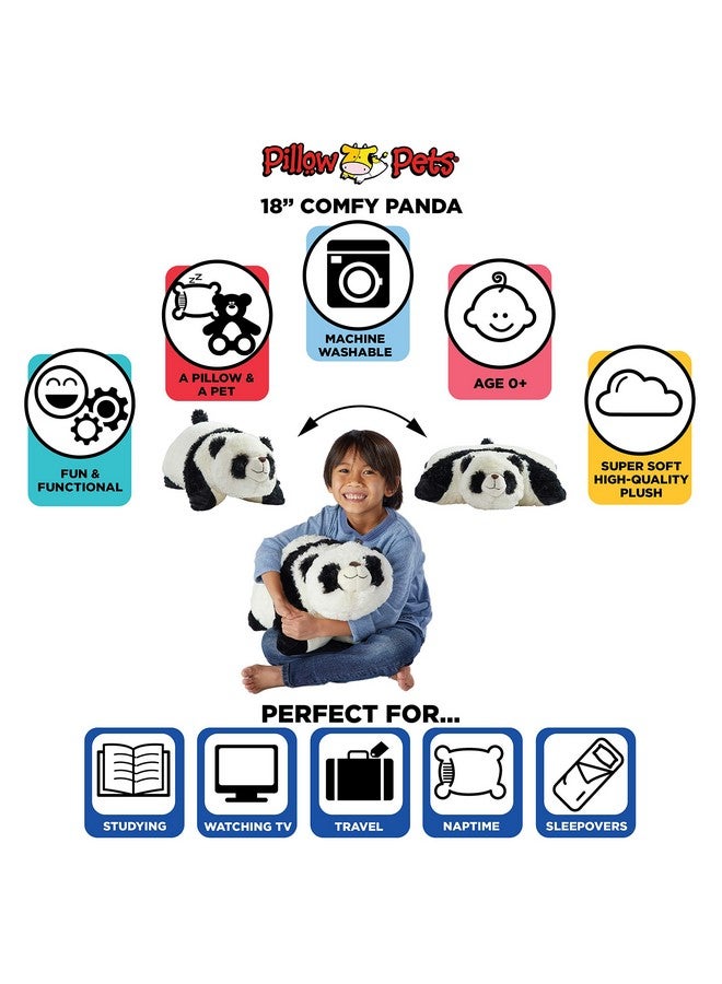 Pillow Pets Originals Comfy Panda, 18" Stuffed Animal Plush Toy - Image 5