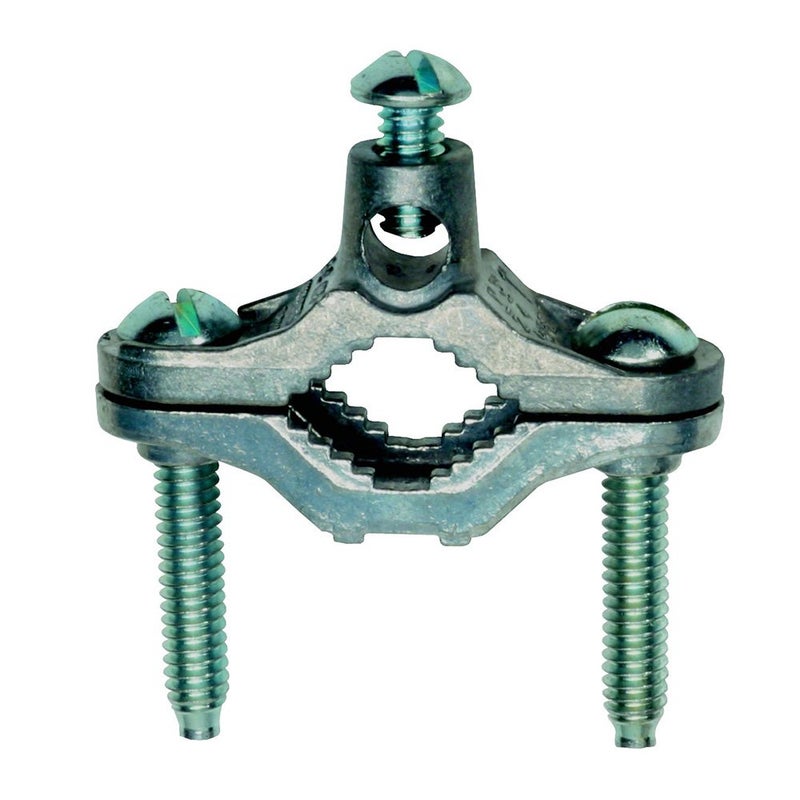 Sigma Electric Sigma Engineered Solutions Proconnex 49160 Zinc Ground Clamp 1/2 To 1-Inch Conduit Fitting, 1-Pack, 1 Count (Pack Of 1), Green - Image 1