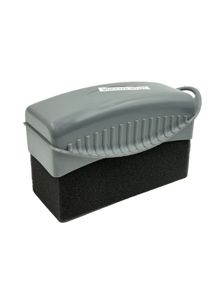 Generic Car Tire Dressing Applicator Brush,Durable Car Tire Shine Wax Applicator Pad,Reusable Tire Shine Dressing Applicator With Case Auto Tyre Cleaning Pads - Image 1