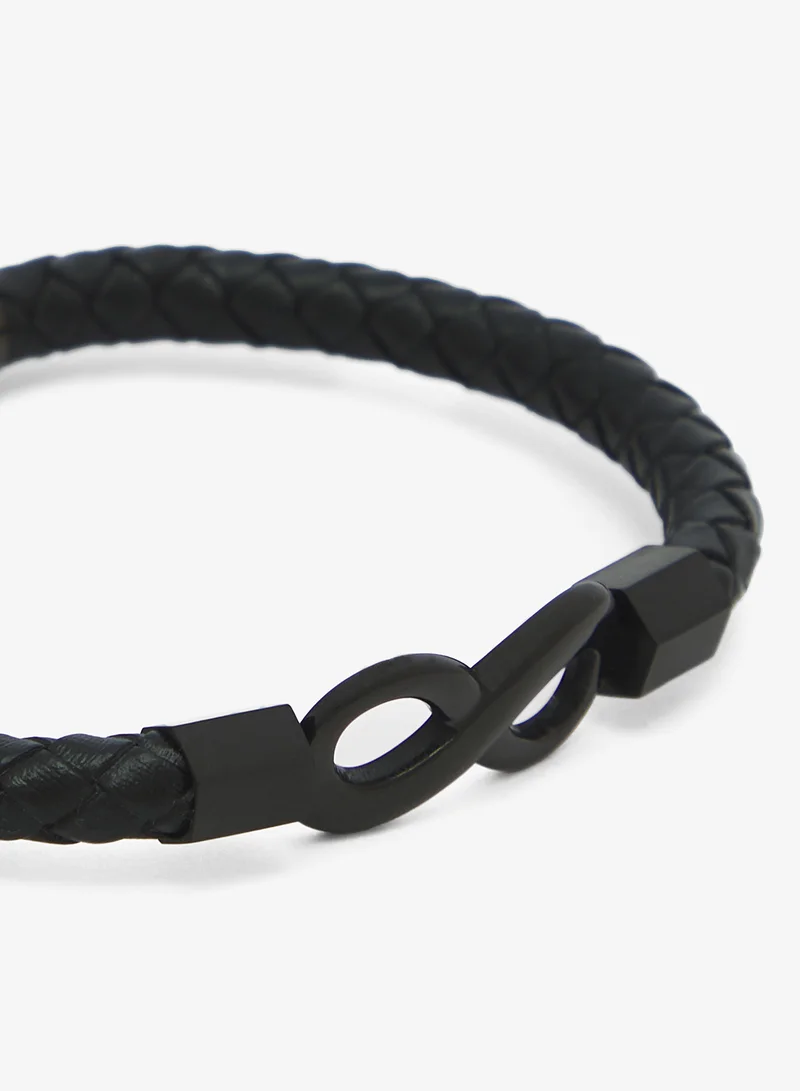 Seventy Five  Braided Leather Bracelet for Men | Best Price UAE