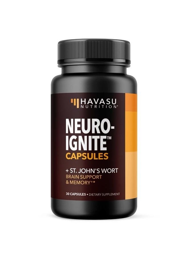 Havasu Nutrition - NeuroIgnite Nootropic Focus Brain Support to Reduce Fog and Increase Memory & Cognition | Perfect for Students and Full-Time Employees | No Jitters or Crash - Image 1
