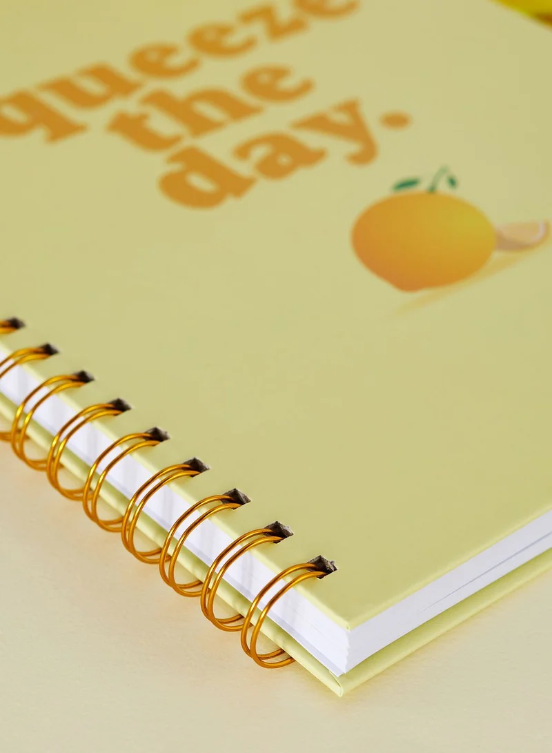 Pink Cactus A4 Squeeze The Day Notebook
