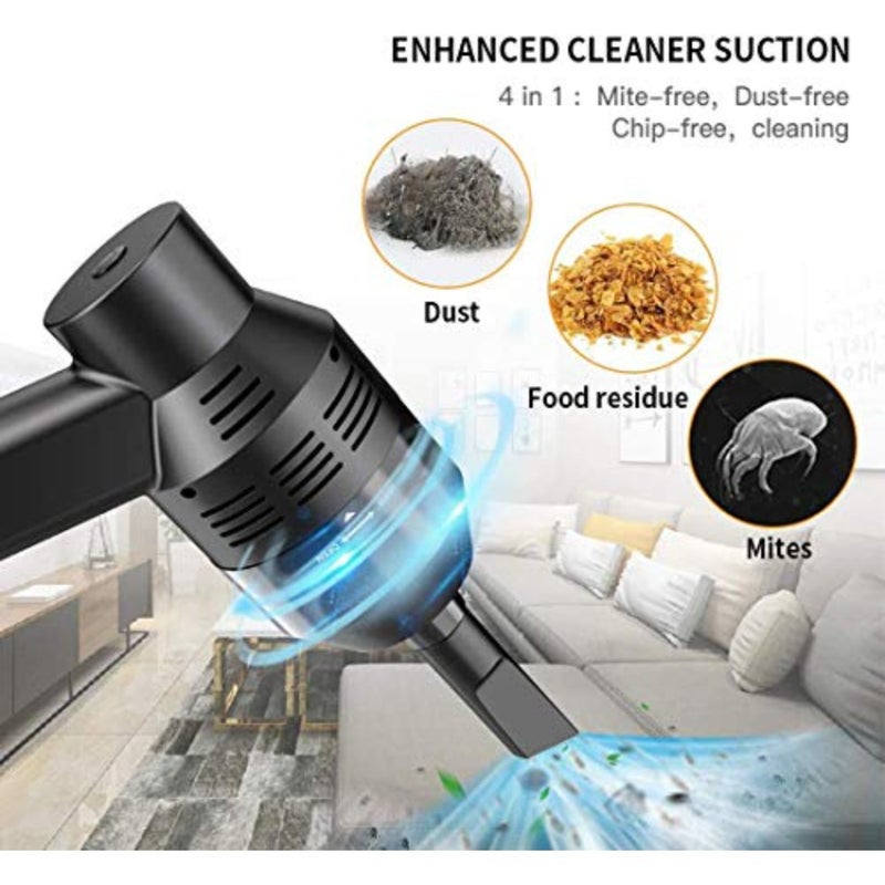 Electric Air Duster Blower - Keyboard Cleaner for PC Laptop Console Electronics Home Cleaning Eco-Friendly Alternative to Spray Air Can 3 PCS Set Compact Portable Design USB Rechargeable - Image 2