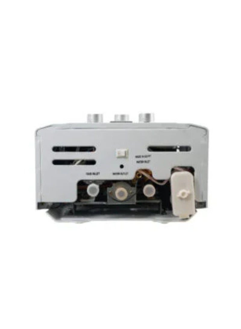 أريون سخان مياه غاز طبيعي ديجيتال 10 لتر مع محول طاقة (أدابتور)، موديل AR-10FX – مياه ساخنة فورية، أنظمة أمان متطورة، إشعال ذاتي وشاشة عرض رقمية (أبيض) - Image 2