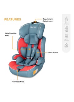 Nurtur Liberty Baby Kids 4 In 1 Car Seat 360 Degree Rotation Leg Support Isofix  10 Level Adjustable Headrest With Canopy  - Image 3