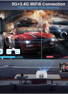 TDA7W Full HD Projector 4K Supported, Smart Projector with 5G WiFi and Bluetooth, 3D DoIby Audio & Speakers, Auto Focus & Keystone, Android Projector for Home Outdoor - pzsku/ZD5054966B9F40C446725Z/45/_/1731490278/65ffb7c2-b197-4595-94b6-3b158980f60c